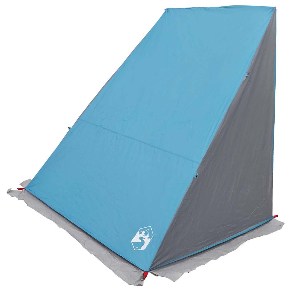 Achterkleptent met dak Blauw 190 x 150 x 185 cm taft
