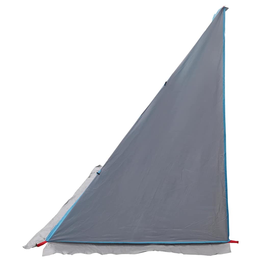 Achterkleptent met dak Blauw 190 x 150 x 185 cm taft