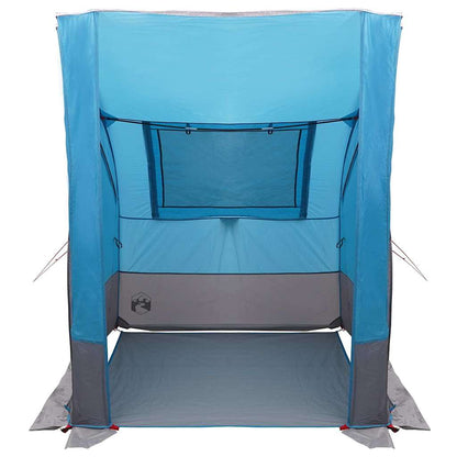 Achterkleptent met dak Blauw 194 x 180 x 210 cm taft