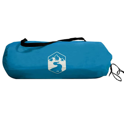 Achterkleptent met dak Blauw 285 x 255 x 245 cm taft