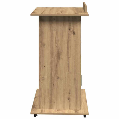 Podium met lade Artisan Eiken 55 x 55 x 107 cm Bewerkt hout