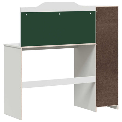 Schoolbord bureau ROROS Wit 120 x 45 x 118,5 cm Bewerkt hout