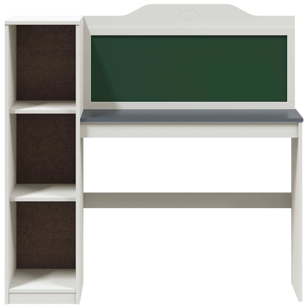 Schoolbord bureau Wit en Grijs 120 x 45 x 118,5 cm Bewerkt hout
