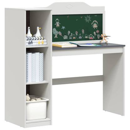 Schoolbord bureau Wit en Grijs 120 x 45 x 118,5 cm Bewerkt hout