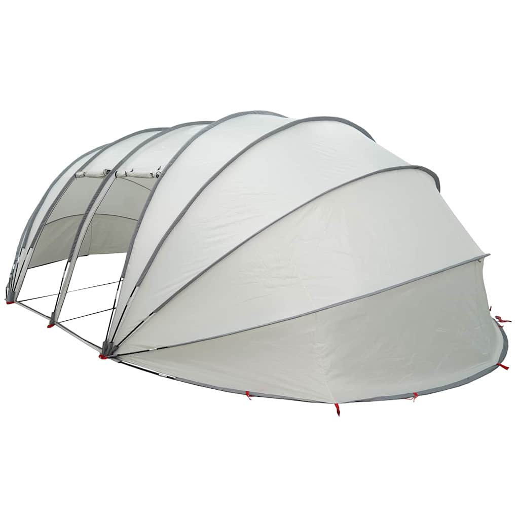 Zwembad Tent Koepel Grijs 640 x 432 x 205 cm
