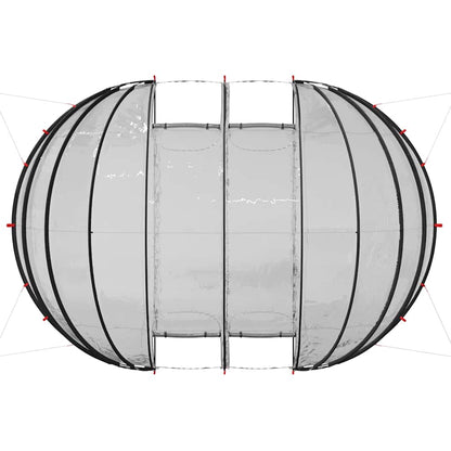 Zwembad Tent Koepel Doorzichtig 640 x 432 x 205 cm PVC