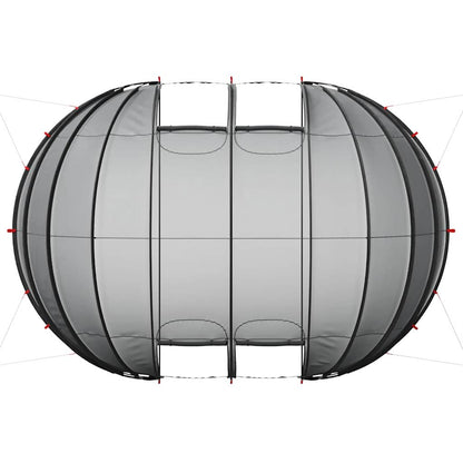 Zwembad Tent Koepel Doorzichtig 640 x 432 x 205 cm