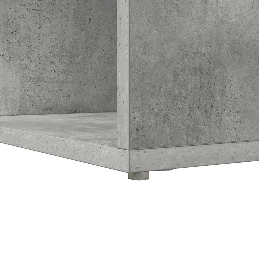 Hoekbureau Beton Grijs 101,5 x 149,5 x 149,5 cm Bewerkt hout