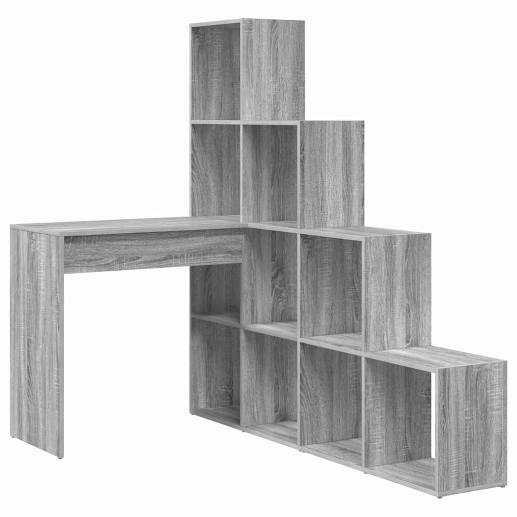 Hoekbureau Grijs Sonoma 101,5 x 149,5 x 149,5 cm Bewerkt hout