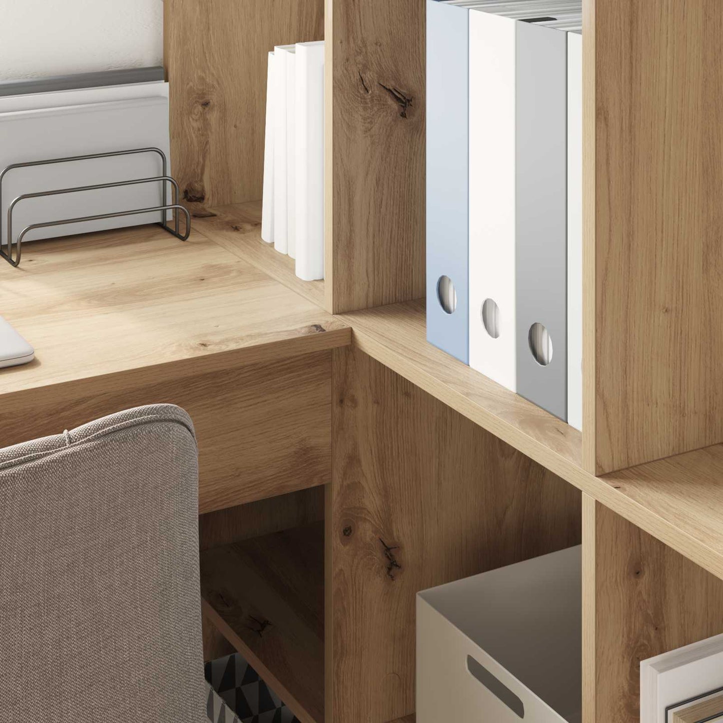 Hoekbureau Artisan Eiken 101,5 x 149,5 x 149,5 cm Bewerkt hout