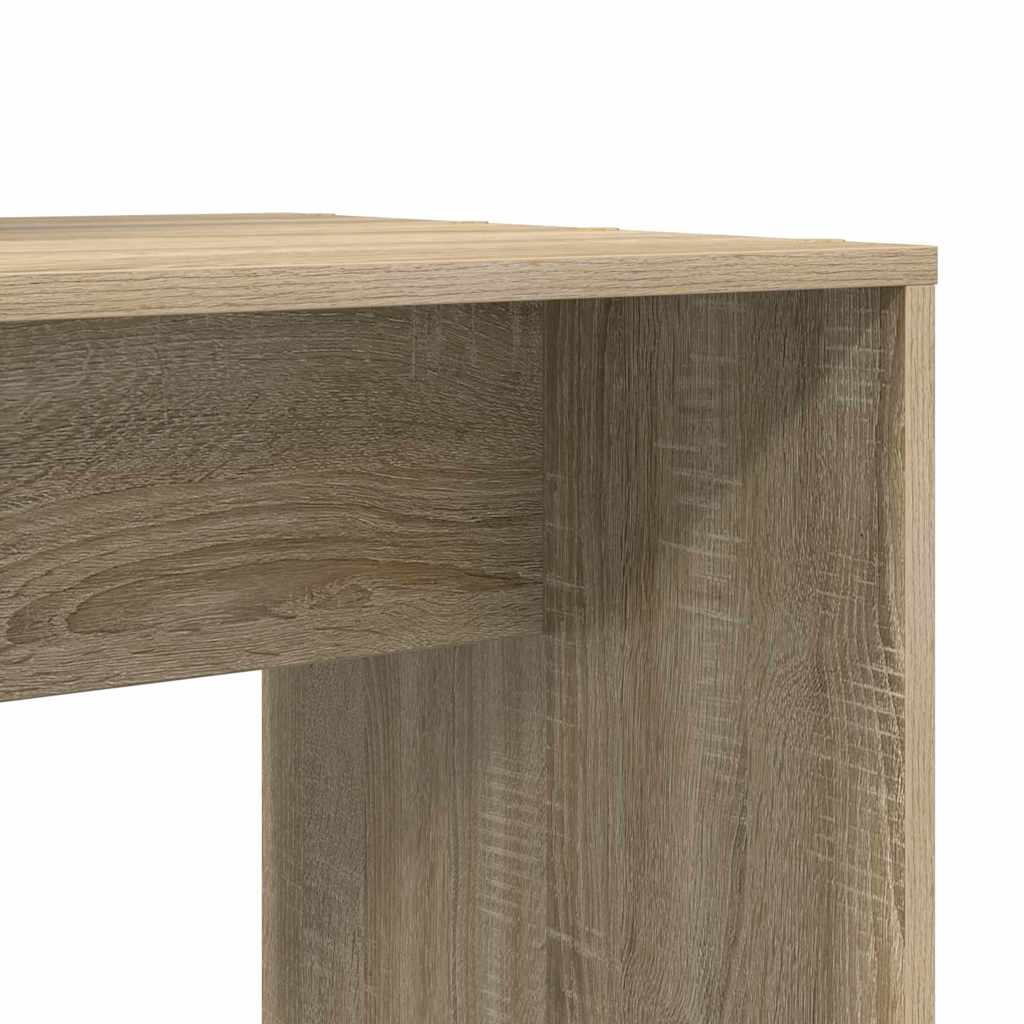 Bureau met plank Sonoma Eiken 138,5 x 55 x 143 cm Bewerkt hout