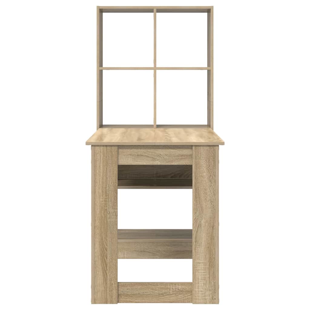 Bureau met plank Sonoma Eiken 122 x 67 x 145 cm Bewerkt hout