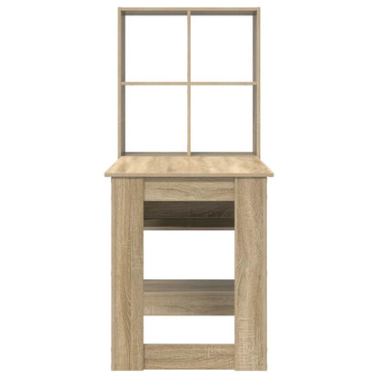 Bureau met plank Sonoma Eiken 122 x 67 x 145 cm Bewerkt hout