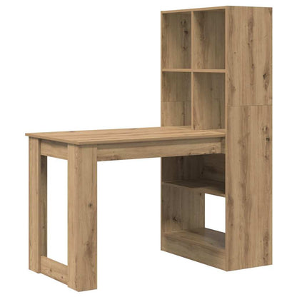 Bureau met plank Artisan Eiken 122 x 67 x 145 cm Bewerkt hout