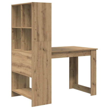 Bureau met plank Artisan Eiken 122 x 67 x 145 cm Bewerkt hout