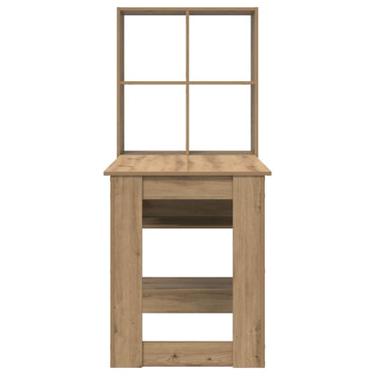 Bureau met plank Artisan Eiken 122 x 67 x 145 cm Bewerkt hout