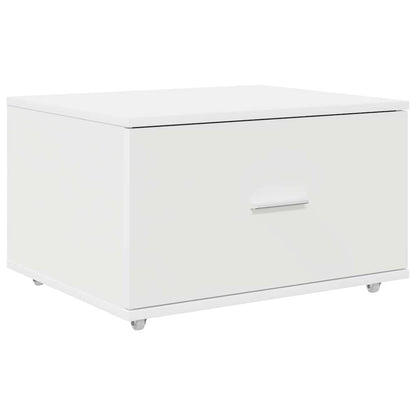 Bureau met lade Wit 131,5 x 50 x 106,5 cm Bewerkt hout