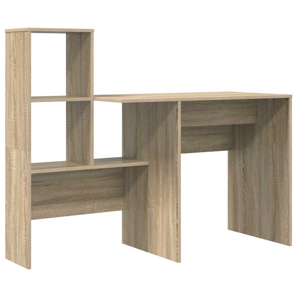 Bureau met lade Sonoma Eiken 131,5 x 50 x 106,5 cm Bewerkt hout
