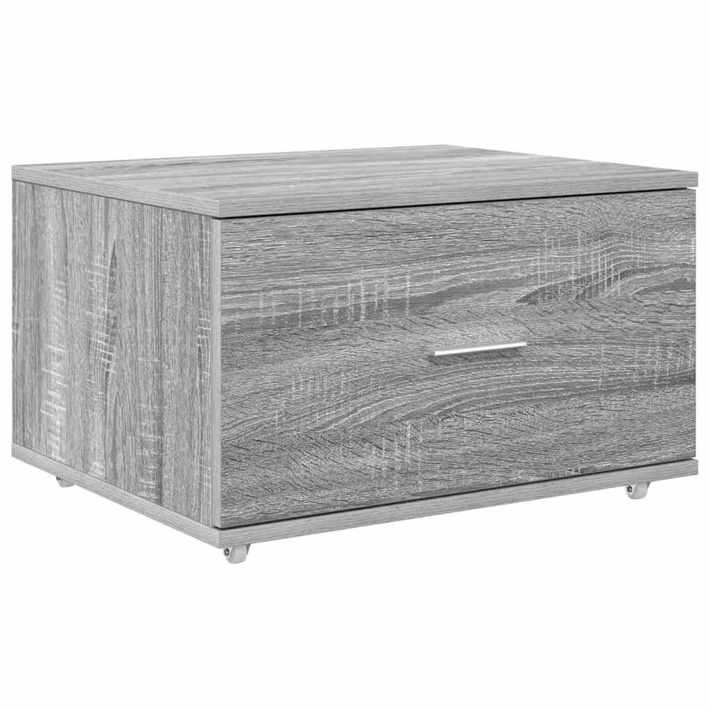 Bureau met lade Grijs Sonoma 131,5 x 50 x 106,5 cm Bewerkt hout