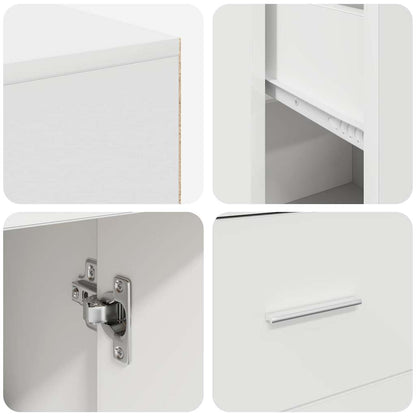 Hoekbureau met lade Wit 102 x 88 x 75 cm