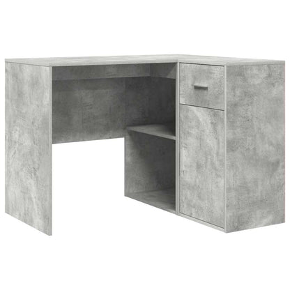 Hoekbureau met lade Beton Grijs 102 x 88 x 75 cm