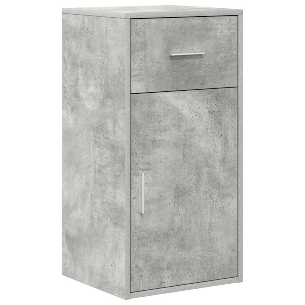 Hoekbureau met lade Beton Grijs 102 x 88 x 75 cm