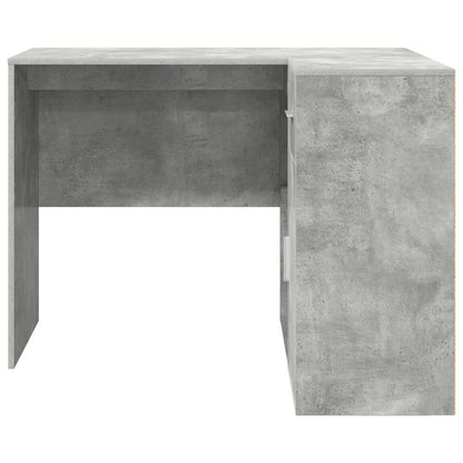 Hoekbureau met lade Beton Grijs 102 x 88 x 75 cm