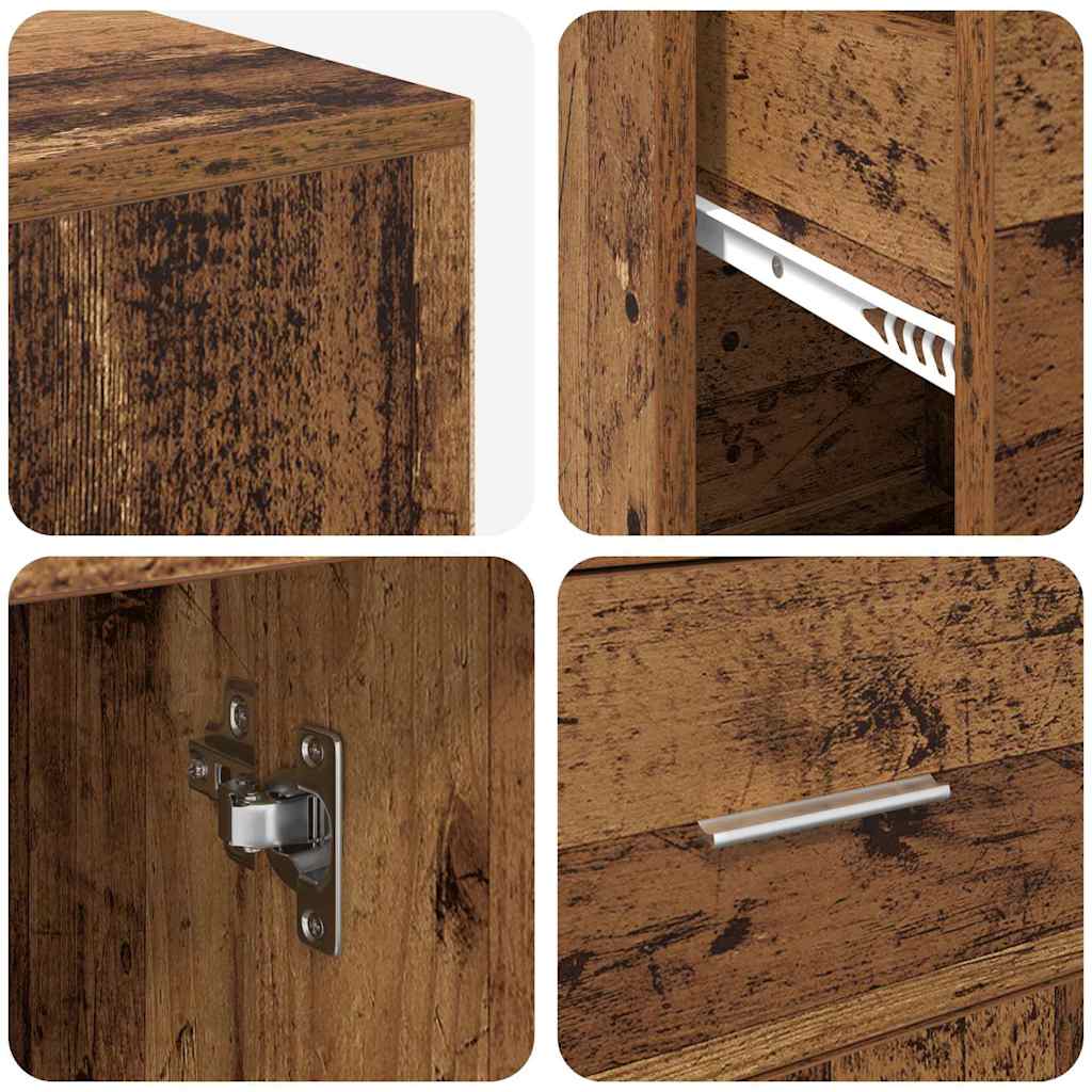 Hoekbureau met lade Oudhout 102 x 88 x 75 cm