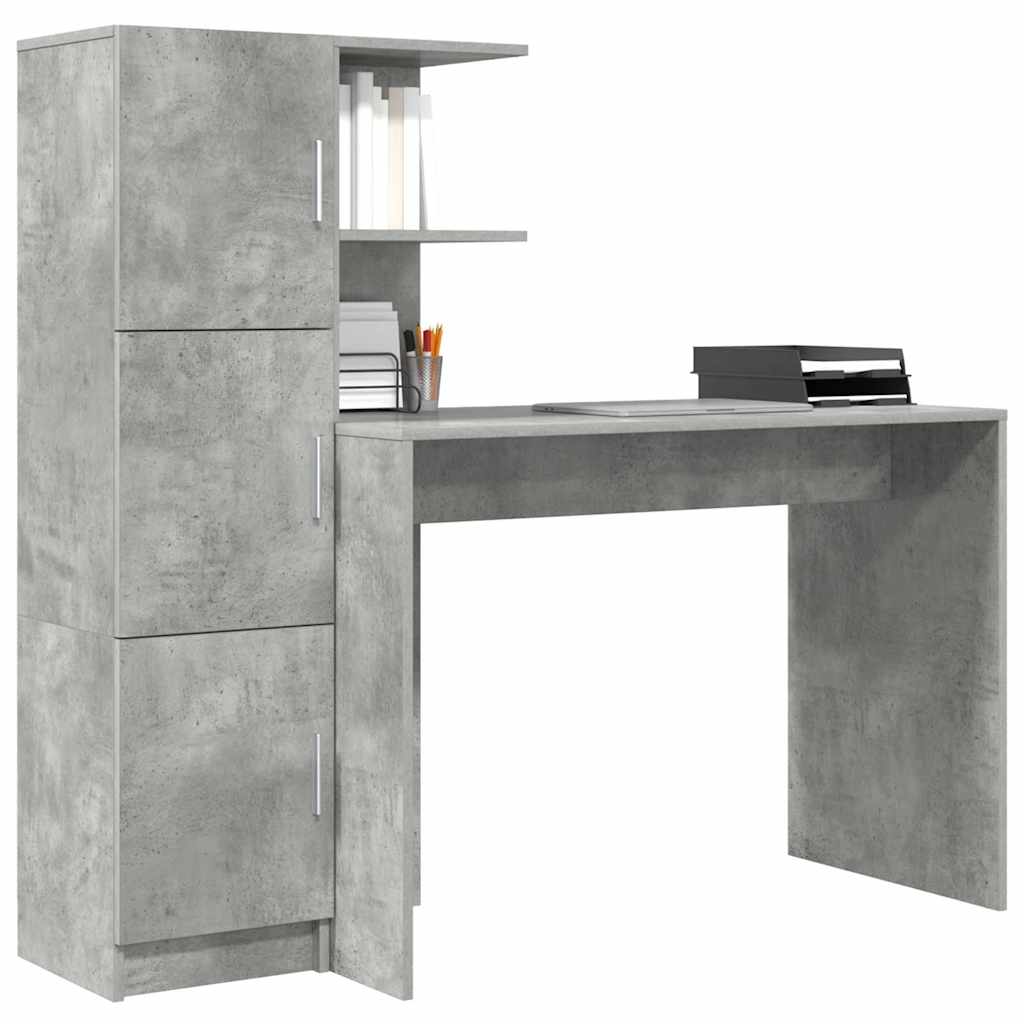 Bureau 2 pcs Beton Grijs