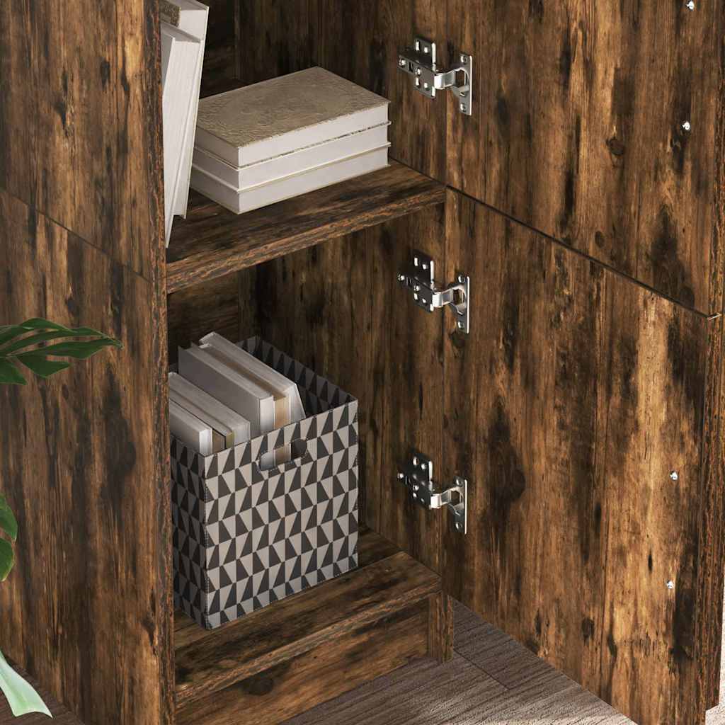 Bureau 2 pcs Gerookt eiken