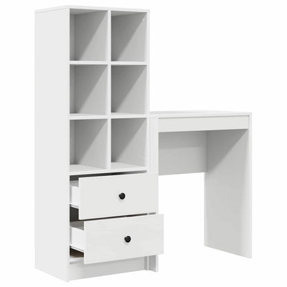 Bureau met lade 2 pcs Wit