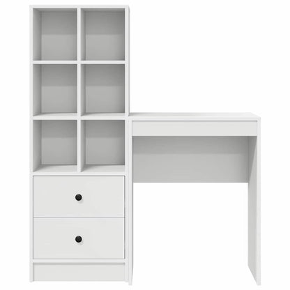 Bureau met lade 2 pcs Wit