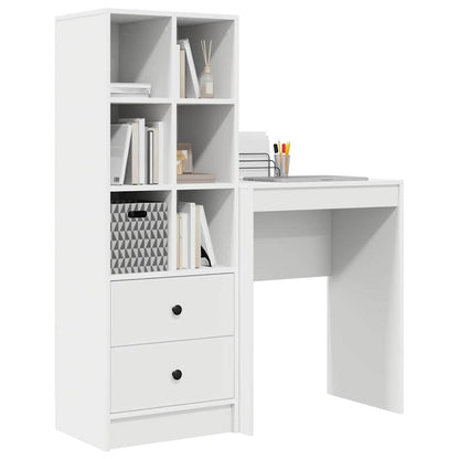 Bureau met lade 2 pcs Wit
