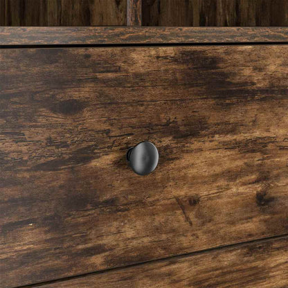 Bureau met lade 2 pcs Gerookt eiken