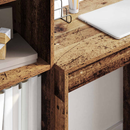 Bureau met lade 2 pcs Oudhout