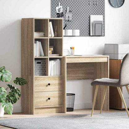 Bureau met lade 2 pcs Sonoma Eiken