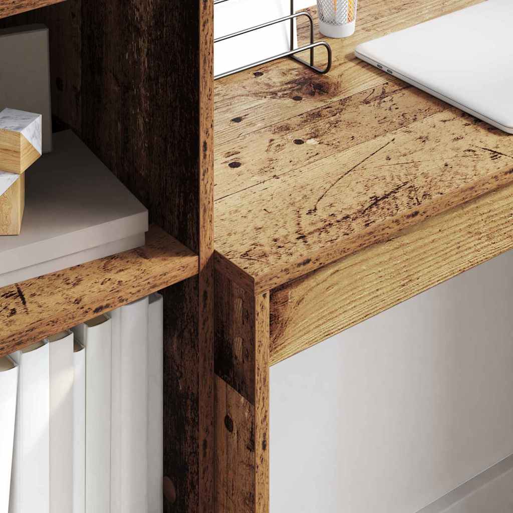 Bureau met lade 2 pcs Oudhout