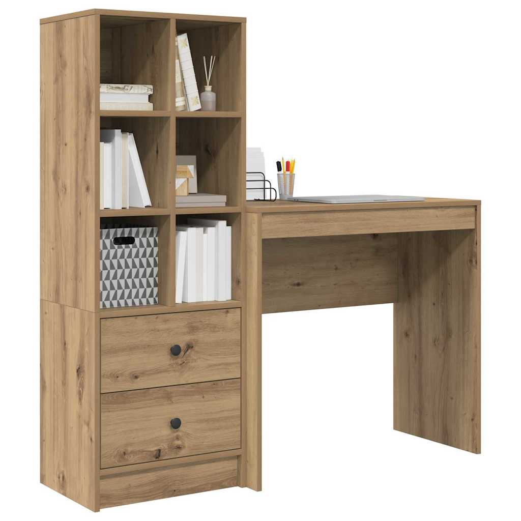 Bureau met lade 2 pcs Artisan Eiken