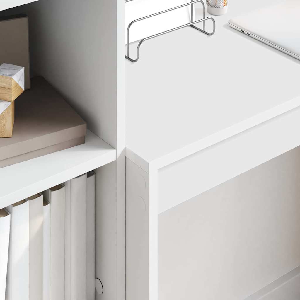 Bureau met lade 2 pcs Wit