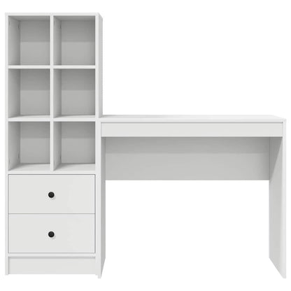 Bureau met lade 2 pcs Wit
