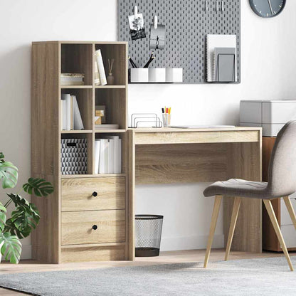 Bureau met lade 2 pcs Sonoma Eiken