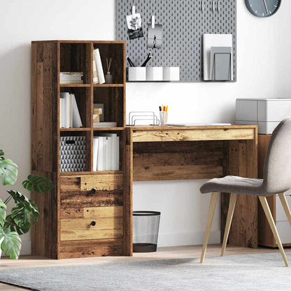 Bureau met lade 2 pcs Oudhout