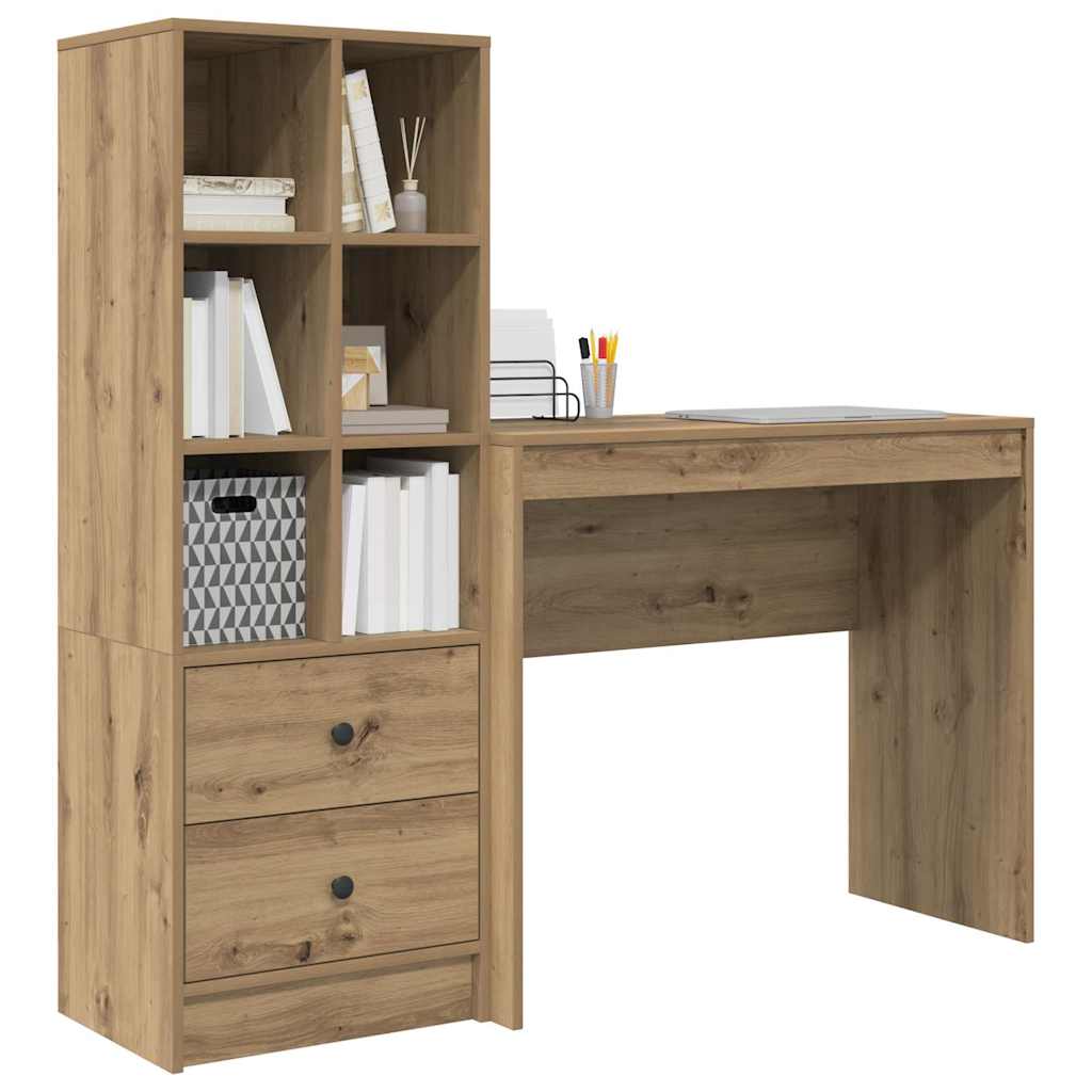 Bureau met lade 2 pcs Artisan Eiken