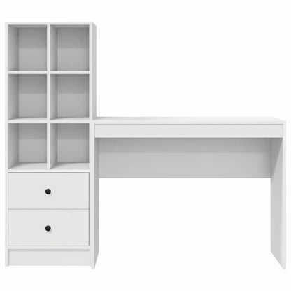 Bureau met lade 2 pcs Wit