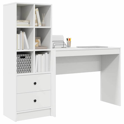 Bureau met lade 2 pcs Wit