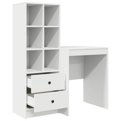 Bureau met lade 2 pcs Wit