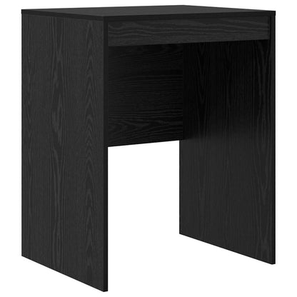 Bureau met lade 2 pcs Zwart Eiken