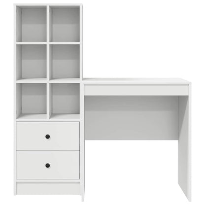 Bureau met lade 2 pcs Wit