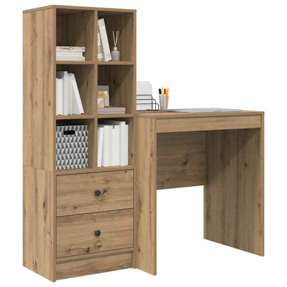 Bureau met lade 2 pcs Artisan Eiken