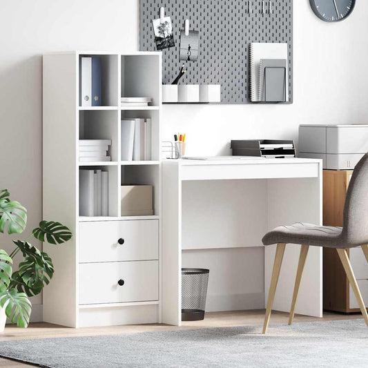 Bureau met lade 2 pcs Wit